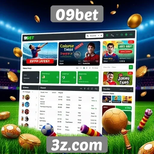 Experiência do usuário na navegação do site 09bet